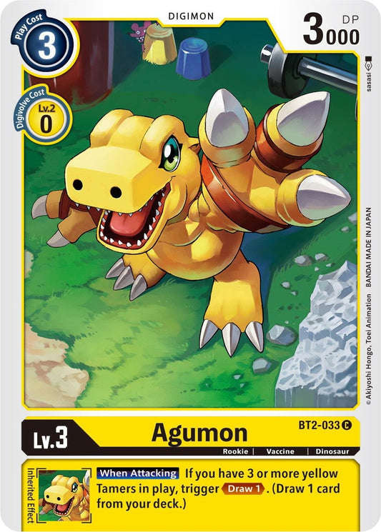 Image for Agumon - BT2-033 (BT2-033 C) (Release Special Booster 1.5) - Digimon Card Game