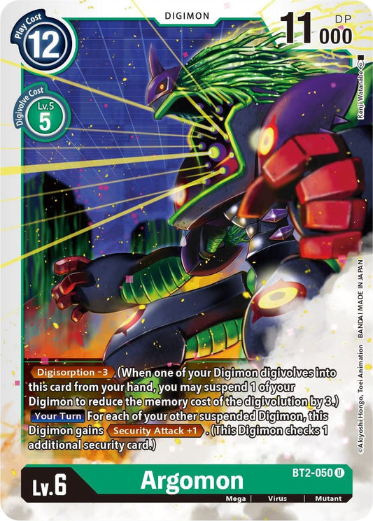 Image for Argomon - BT2-050 (BT2-050 U) (Release Special Booster 1.5) - Digimon Card Game