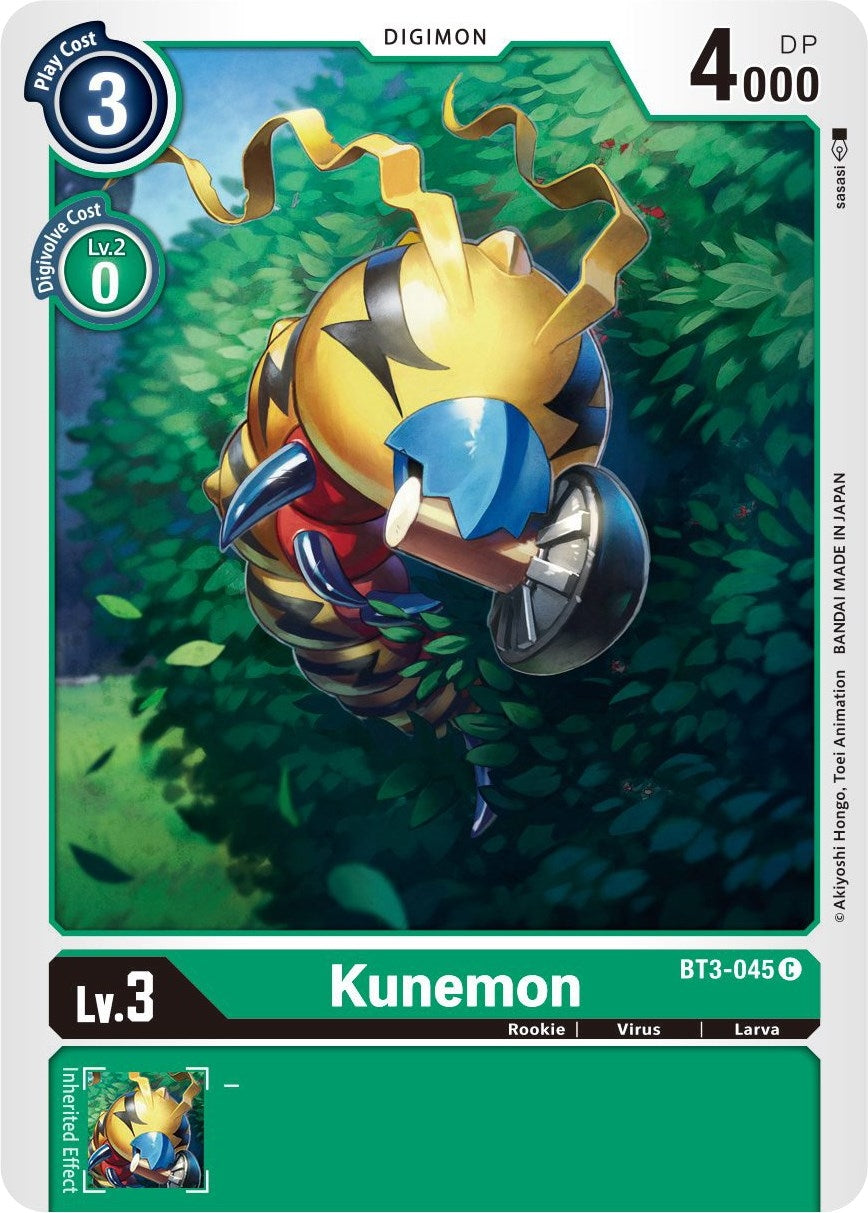 Image for Kunemon (BT3-045 C) (Release Special Booster 1.5) - Digimon Card Game