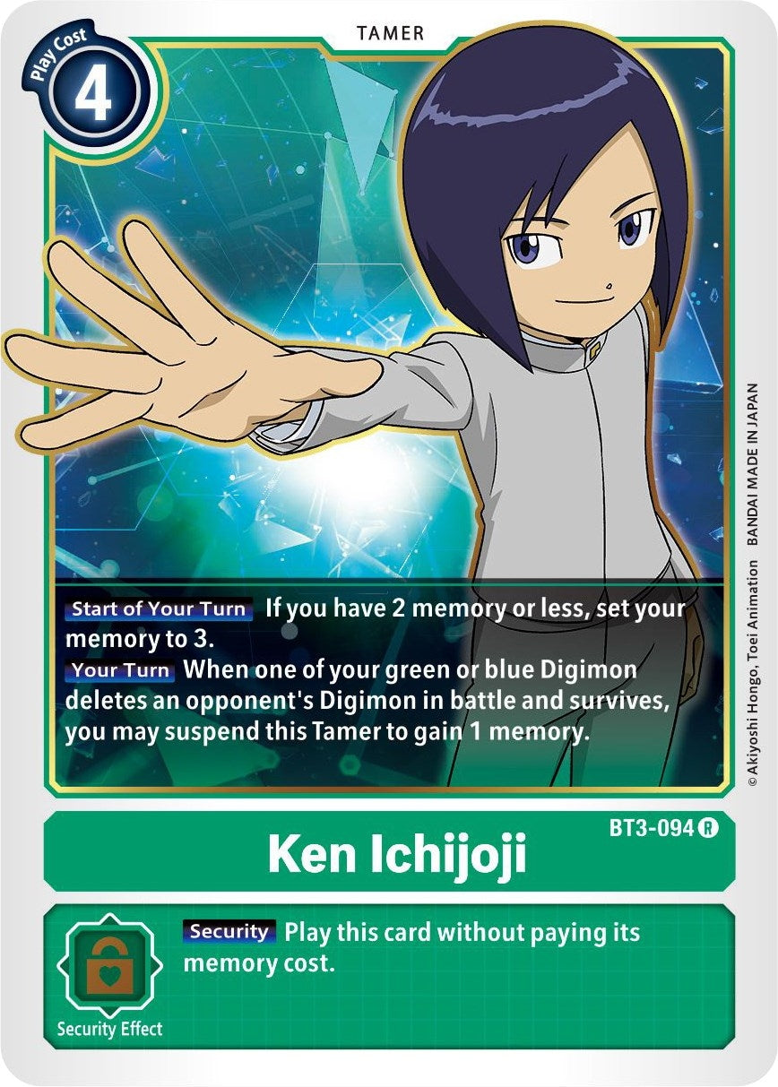 Image for Ken Ichijoji (BT3-094 R) (Release Special Booster 1.5) - Digimon Card Game