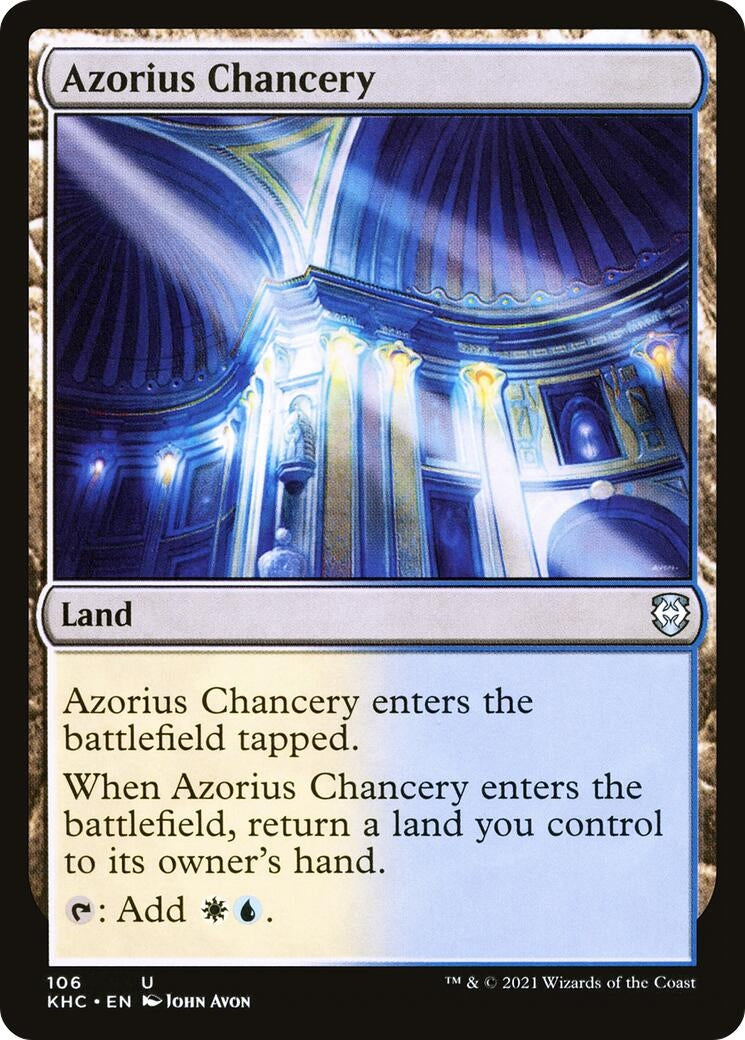 Image for Azorius Chancery (106) (Commander: Kaldheim) - Magic: The Gathering