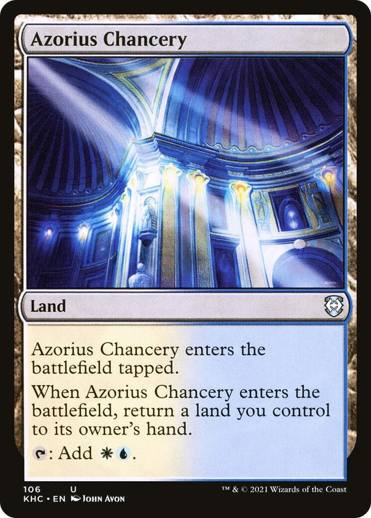 Image for Azorius Chancery (106) (Commander: Kaldheim) - Magic: The Gathering