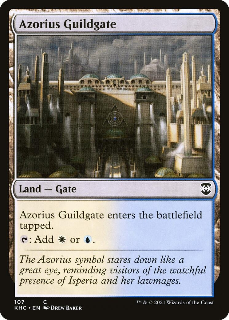 Image for Azorius Guildgate (107) (Commander: Kaldheim) - Magic: The Gathering