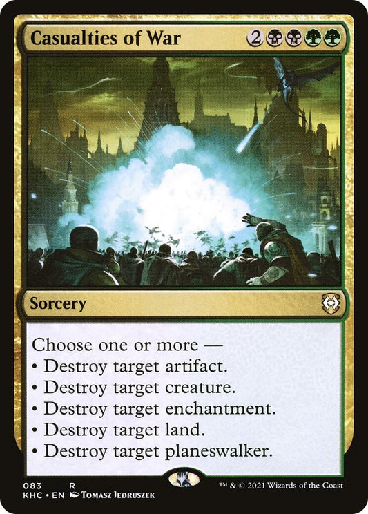 Image for Casualties of War (83) (Commander: Kaldheim) - Magic: The Gathering