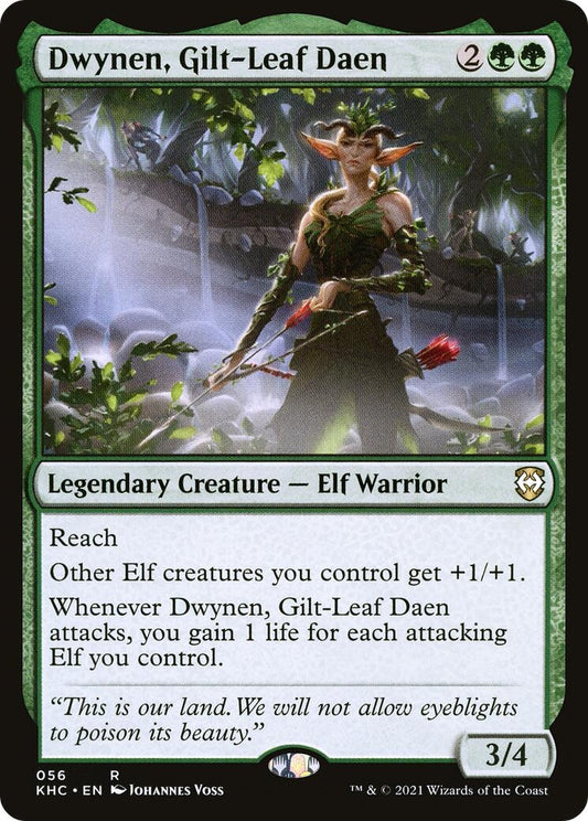Image for Dwynen, Gilt-Leaf Daen (56) (Commander: Kaldheim) - Magic: The Gathering
