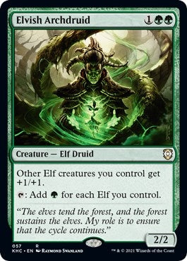 Image for Elvish Archdruid (57) (Commander: Kaldheim) - Magic: The Gathering