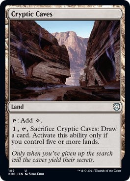 Image for Cryptic Caves (109) (Commander: Kaldheim) - Magic: The Gathering