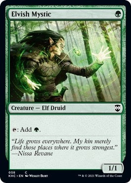 Image for Elvish Mystic (58) (Commander: Kaldheim) - Magic: The Gathering