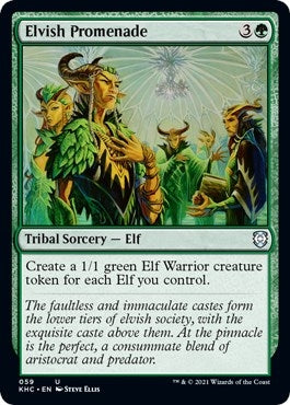 Image for Elvish Promenade (59) (Commander: Kaldheim) - Magic: The Gathering