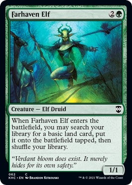 Image for Farhaven Elf (62) (Commander: Kaldheim) - Magic: The Gathering