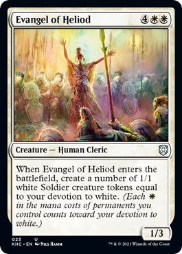 Image for Evangel of Heliod (23) (Commander: Kaldheim) - Magic: The Gathering