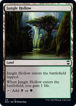 Image for Jungle Hollow (113) (Commander: Kaldheim) - Magic: The Gathering