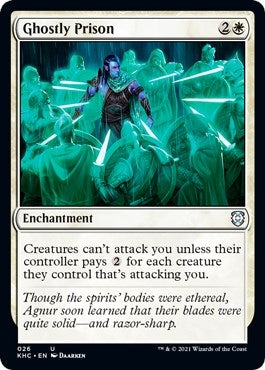 Image for Ghostly Prison (26) (Commander: Kaldheim) - Magic: The Gathering