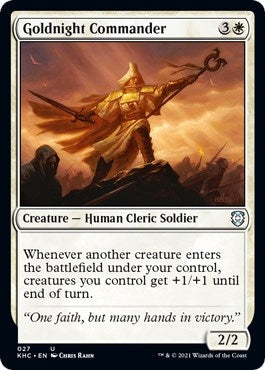 Image for Goldnight Commander (27) (Commander: Kaldheim) - Magic: The Gathering
