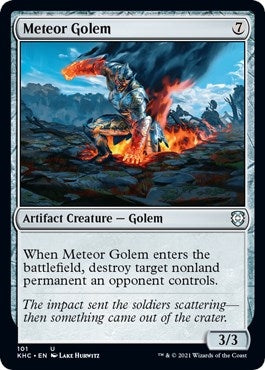 Image for Meteor Golem (101) (Commander: Kaldheim) - Magic: The Gathering