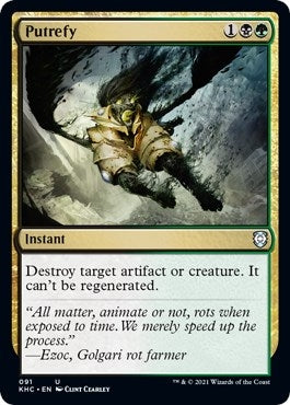 Image for Putrefy (91) (Commander: Kaldheim) - Magic: The Gathering