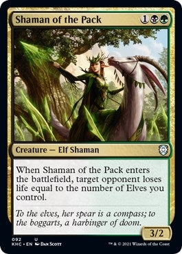 Image for Shaman of the Pack (92) (Commander: Kaldheim) - Magic: The Gathering