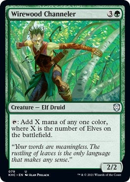 Image for Wirewood Channeler (79) (Commander: Kaldheim) - Magic: The Gathering