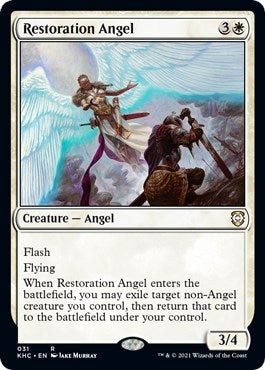Image for Restoration Angel (31) (Commander: Kaldheim) - Magic: The Gathering