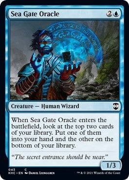 Image for Sea Gate Oracle (43) (Commander: Kaldheim) - Magic: The Gathering