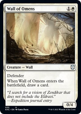 Image for Wall of Omens (35) (Commander: Kaldheim) - Magic: The Gathering