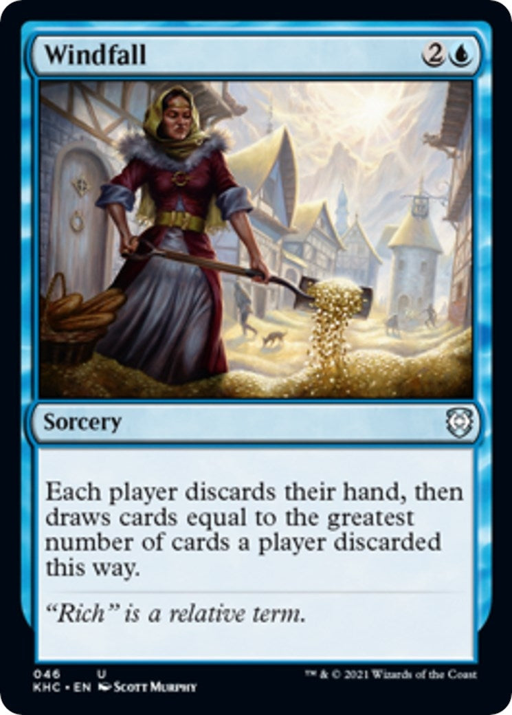 Image for Windfall (46) (Commander: Kaldheim) - Magic: The Gathering