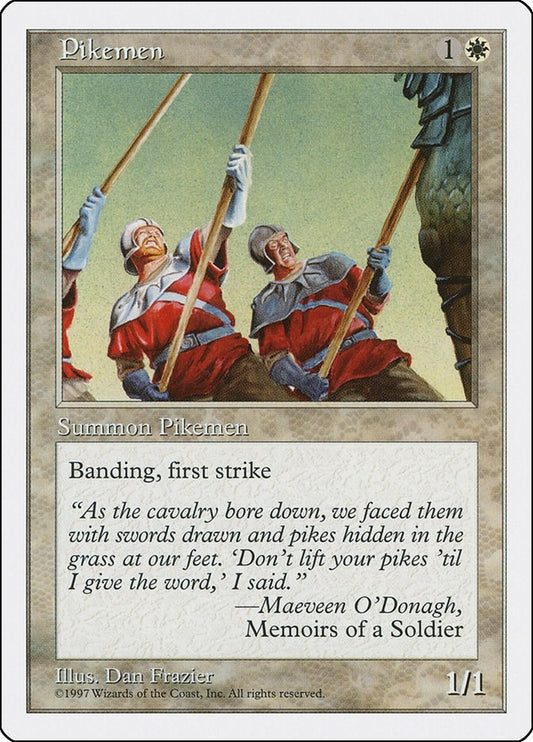 Image for Pikemen (Fifth Edition) - Magic: The Gathering