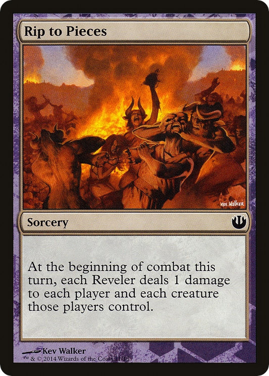 Image for Rip to Pieces (11) (Hero's Path Promos) - Magic: The Gathering