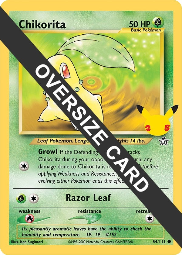 Image for Chikorita (054/111) (First Partner Pack) - Pokemon