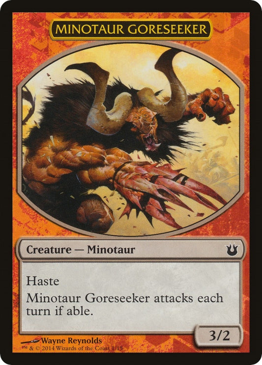 Image for Minotaur Goreseeker (1) (Hero's Path Promos) - Magic: The Gathering