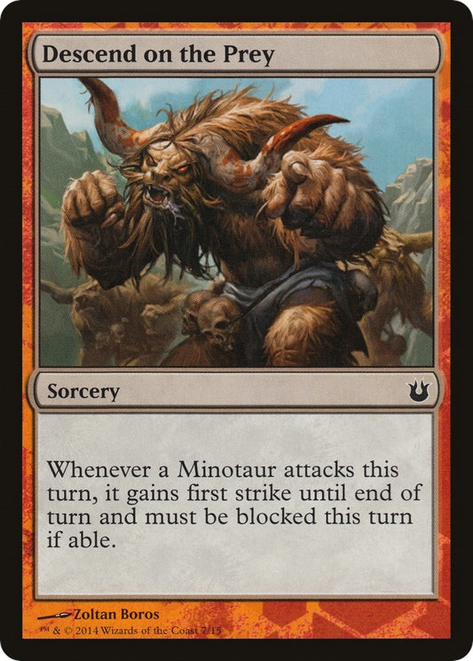 Image for Descend on the Prey (7) (Hero's Path Promos) - Magic: The Gathering