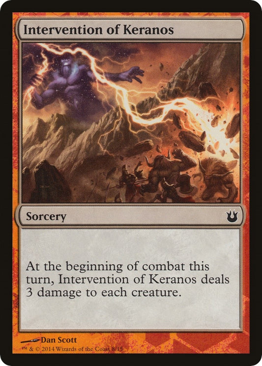 Image for Intervention of Keranos (8) (Hero's Path Promos) - Magic: The Gathering