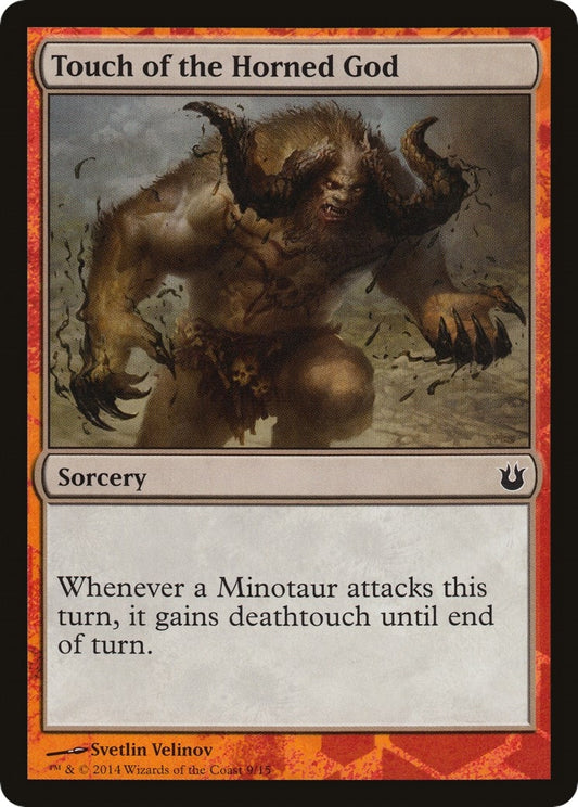 Image for Touch of the Horned God (9) (Hero's Path Promos) - Magic: The Gathering