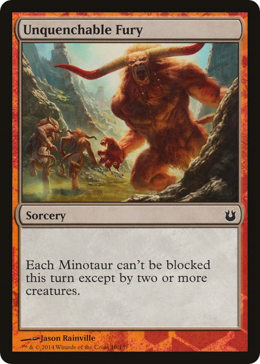 Image for Unquenchable Fury (Battle the Horde) (10) (Hero's Path Promos) - Magic: The Gathering