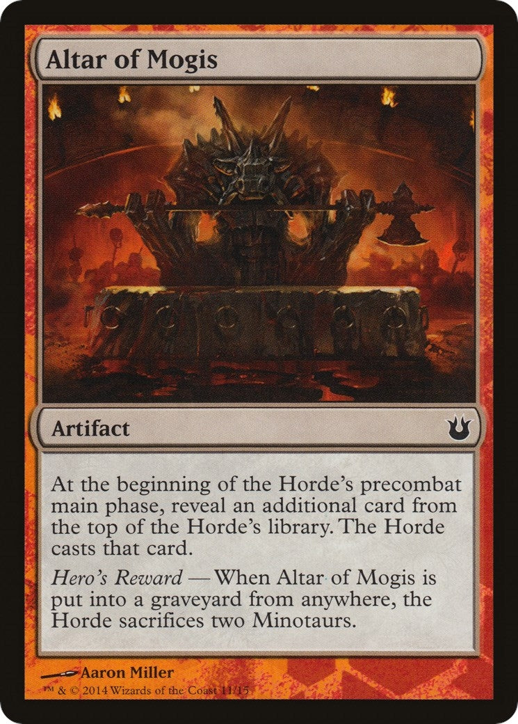 Image for Altar of Mogis (11) (Hero's Path Promos) - Magic: The Gathering
