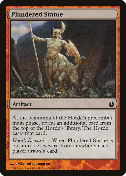Image for Plundered Statue (13) (Hero's Path Promos) - Magic: The Gathering