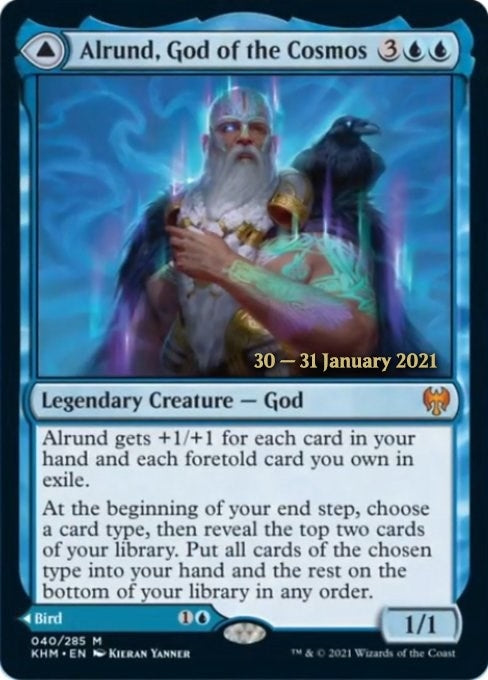 Image for Alrund, God of the Cosmos (40) (Prerelease Cards) - Magic: The Gathering