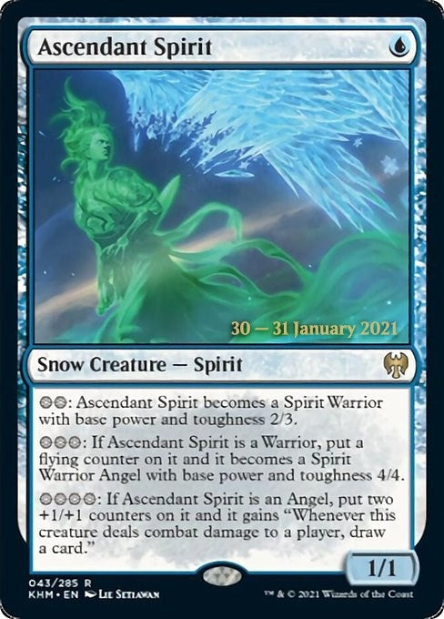 Image for Ascendant Spirit (43) (Prerelease Cards) - Magic: The Gathering