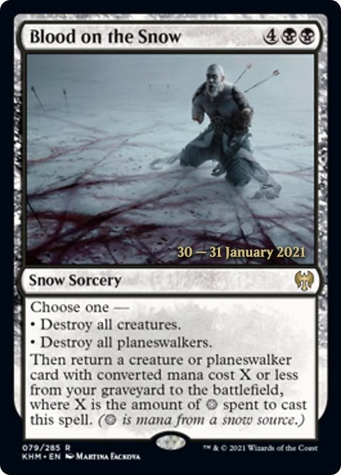 Image for Blood on the Snow (79) (Prerelease Cards) - Magic: The Gathering