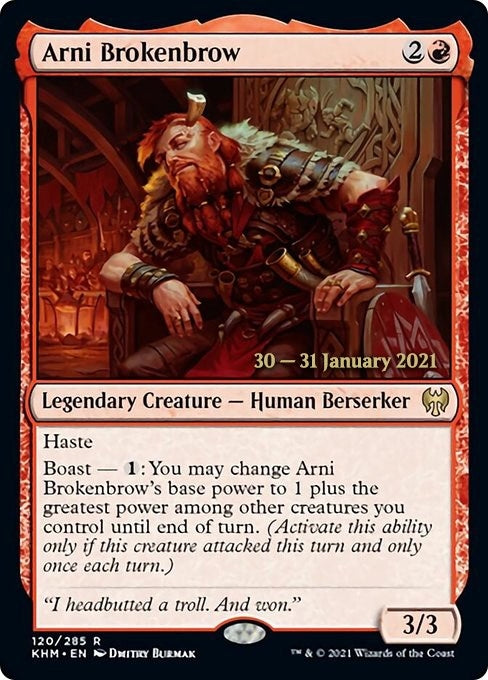 Image for Arni Brokenbrow (120) (Prerelease Cards) - Magic: The Gathering