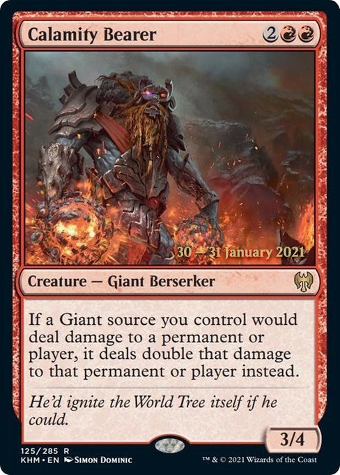 Image for Calamity Bearer (125) (Prerelease Cards) - Magic: The Gathering
