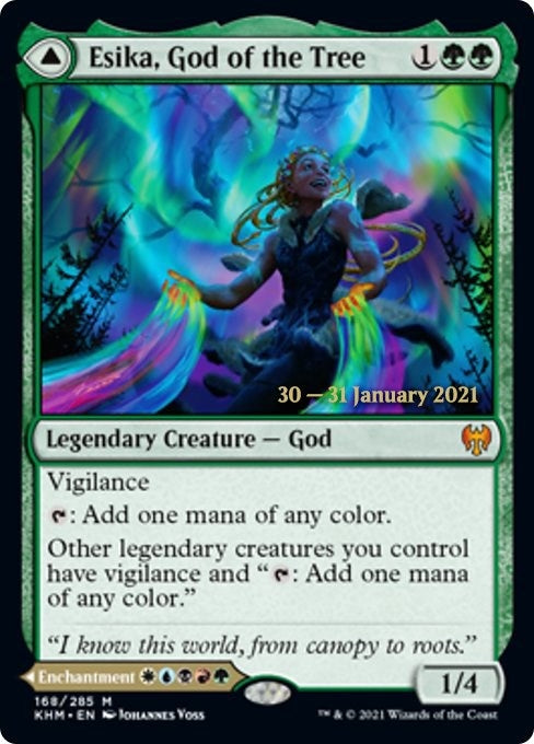 Image for Esika, God of the Tree (168) (Prerelease Cards) - Magic: The Gathering