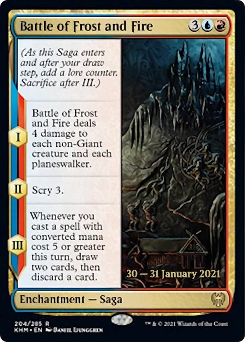 Image for Battle of Frost and Fire (204) (Prerelease Cards) - Magic: The Gathering