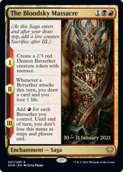Image for The Bloodsky Massacre (207) (Prerelease Cards) - Magic: The Gathering