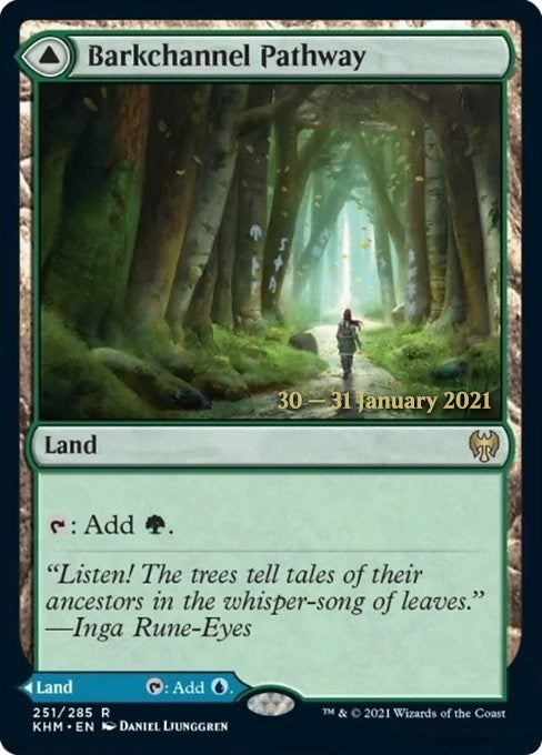 Image for Barkchannel Pathway (251) (Prerelease Cards) - Magic: The Gathering