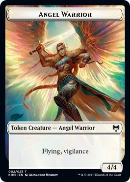 Image for Angel Warrior Token (2) (Kaldheim) - Magic: The Gathering