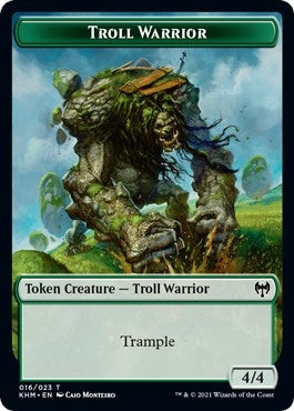 Image for Troll Warrior Token (16) (Kaldheim) - Magic: The Gathering