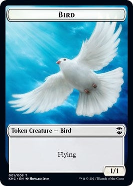 Image for Bird (001) // Soldier Double-Sided Token (1 // 4) (Commander: Kaldheim) - Magic: The Gathering