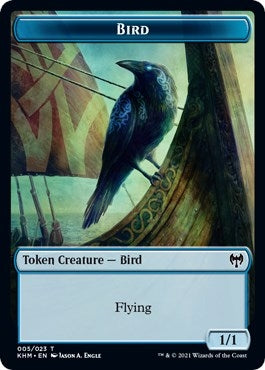 Image for Bird (005) // Soldier Double-Sided Token (5 // 4) (Commander: Kaldheim) - Magic: The Gathering
