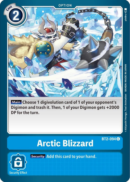 Image for Arctic Blizzard (BT2-094 C) (Release Special Booster 1.5) - Digimon Card Game